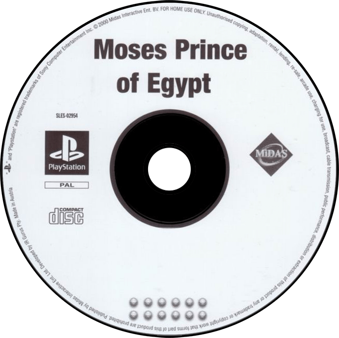 Moses Prince of Egypt media 6 for Playstation